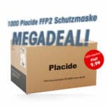 Megadeal 1000 Stk. Placide FFP2 Schutzmaske