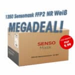 Megadeal 1350 Stk. Sensomask FFP2 NR