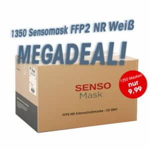 Megadeal 1350 Stk. Sensomask FFP2 NR