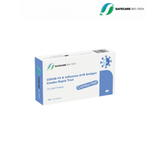 Safecare COMBO Covid + Influenza A+B - Vorgefüllte Pufferlösung (CE2934-Laientest)