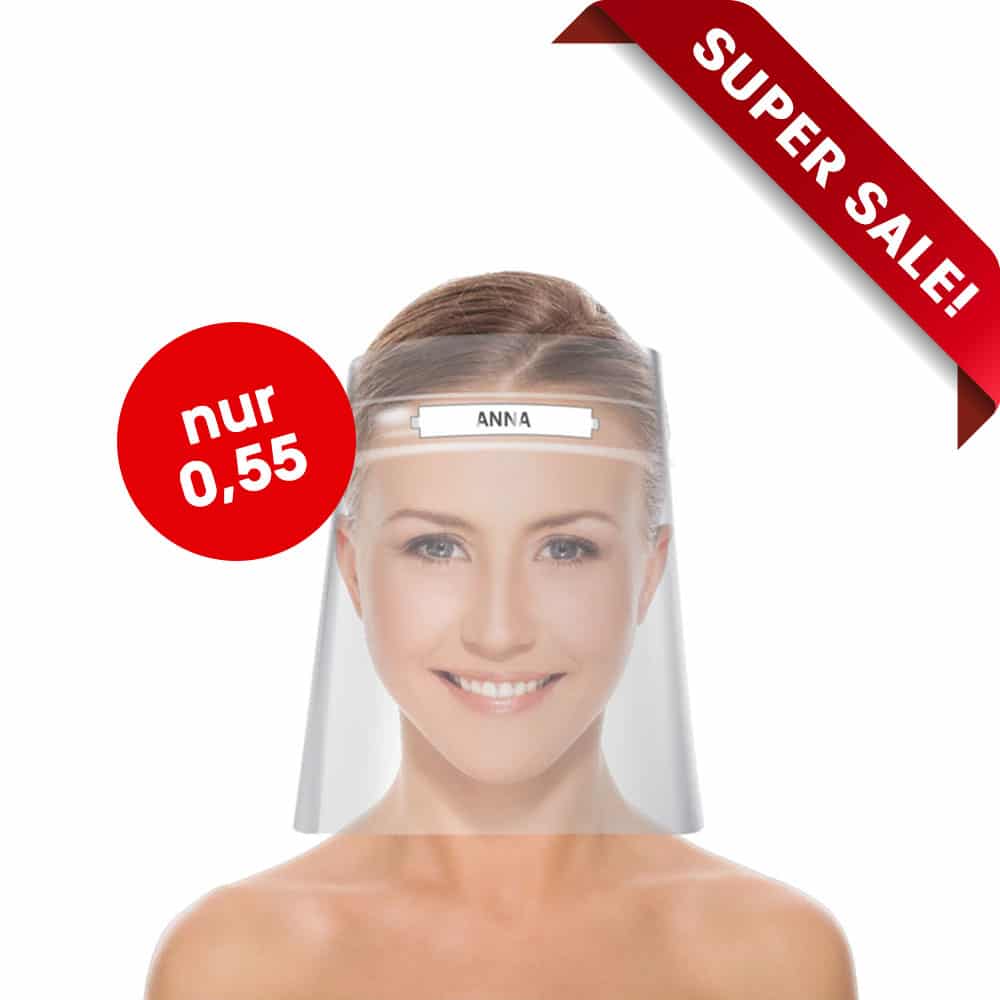 100x BROSIS Visor
180 PET Besuchervisier