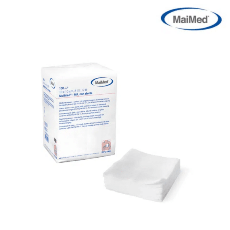 MaiMed Mullkompressen unsteril 8-lagig 10x10cm