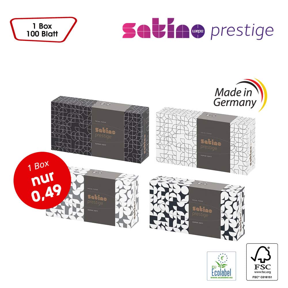 Satino prestige Kosmetiktücher - Premium Qualität