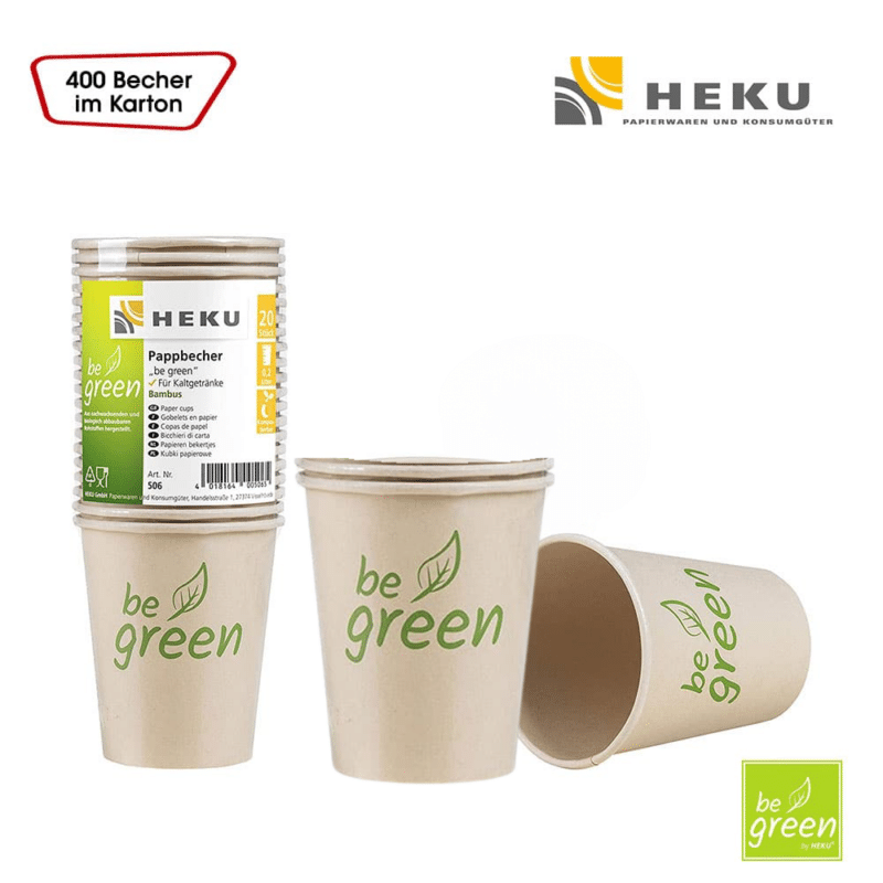 HEKU be green - Bio-Einwegbecher