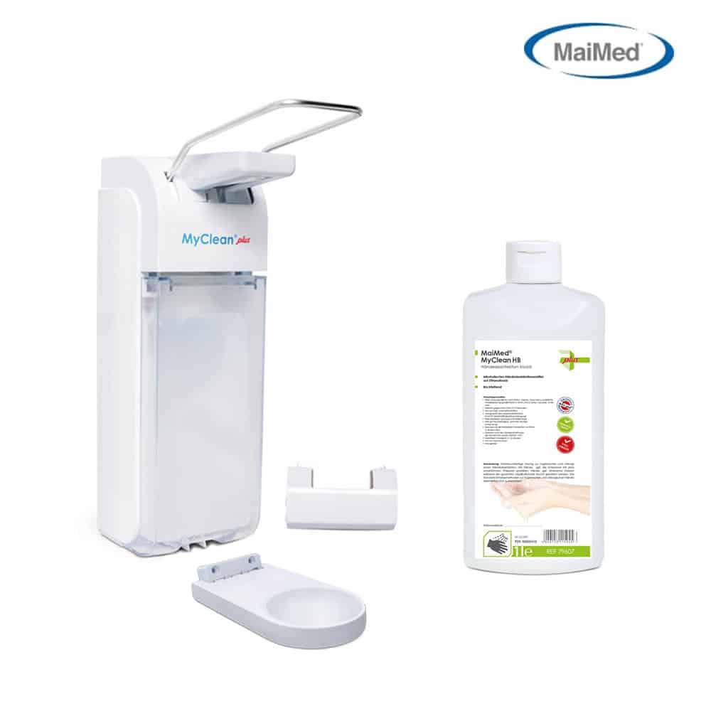 Universalspender + Gratis Tropfschale + 1000ml MaiMed MyClean HB