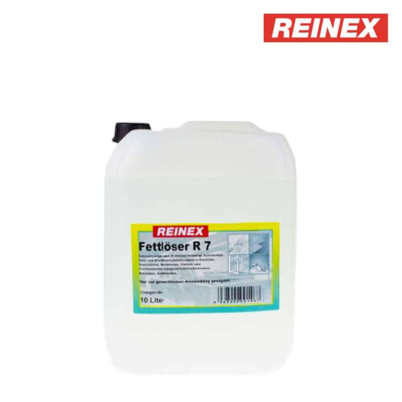 REINEX Fettlöser R7 Konzentrat - Kraftvoll gegen Fett, Öl & Eiweiß (10L)