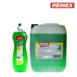 REINEX Spülfix R3 Zitro, 10L Flasche, kraftvolles Spülmittel mit frischem Zitronenduft, entfernt mühelos Fett & Schmutz, sanft zur Haut, ergiebig (1000ml reichen für 500 Spülgänge).