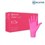 MERCATOR Nitrylex magenta Nitrilhandschuhe