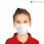 kind mit MaskMedicare Medizinische Kinderschutzmasken