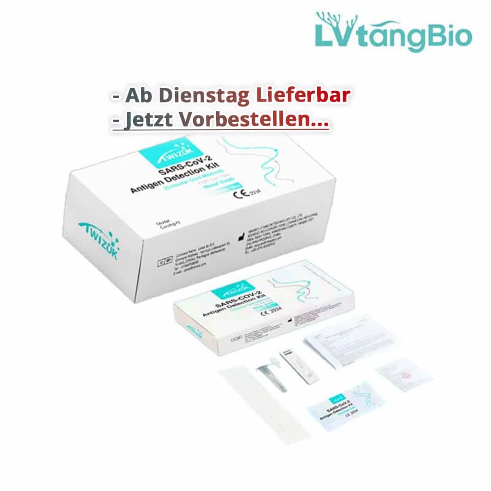 Lvtang Biotechnology SARS-CoV-2 Antigen Schnelltest-Kit Laientest, Colloidal Gold Method - XBB.1.5 | CH.1.1 | EG5