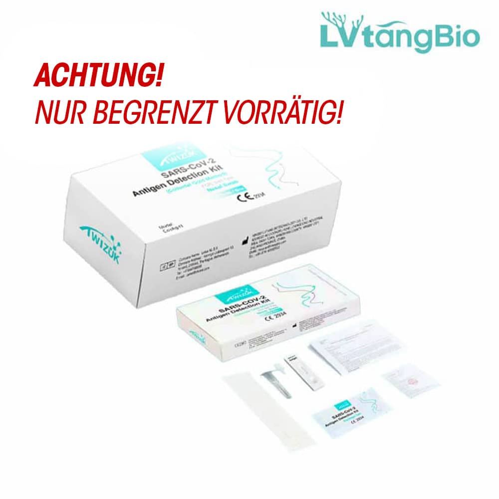 Lvtang Biotechnology SARS-CoV-2 Antigen Laien-Schnelltest, Colloidal Gold - XBB.1.5 | CH.1.1 | EG5