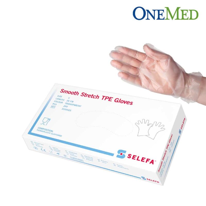 ONEMED Smooth Stretch TPE Gloves