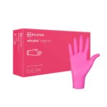 MERCATOR Nitrylex magenta Nitrilhandschuhe