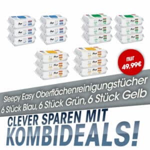 Kombideal Sleepy Easy Clean Oberflächenreinigungstücher