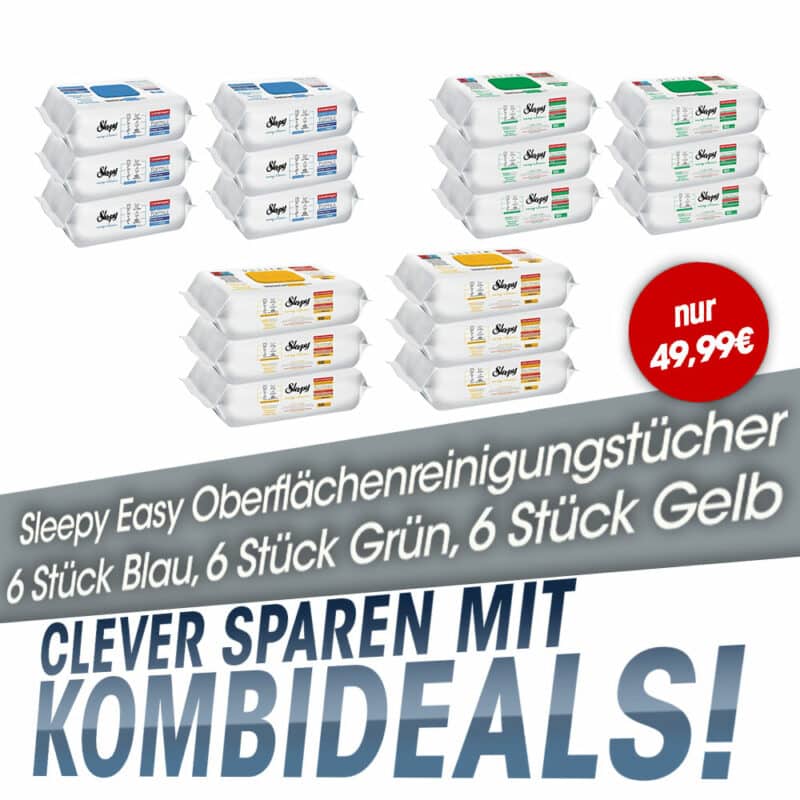 Kombideal Sleepy Easy Clean Oberflächenreinigungstücher