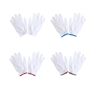 100% Baumwollgarn Handschuhe - Sterilisierbar, Waschbar12 Paar