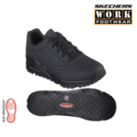 SKECHERS-WORK Damen-Berufsschuh Uno SR- Schwarz